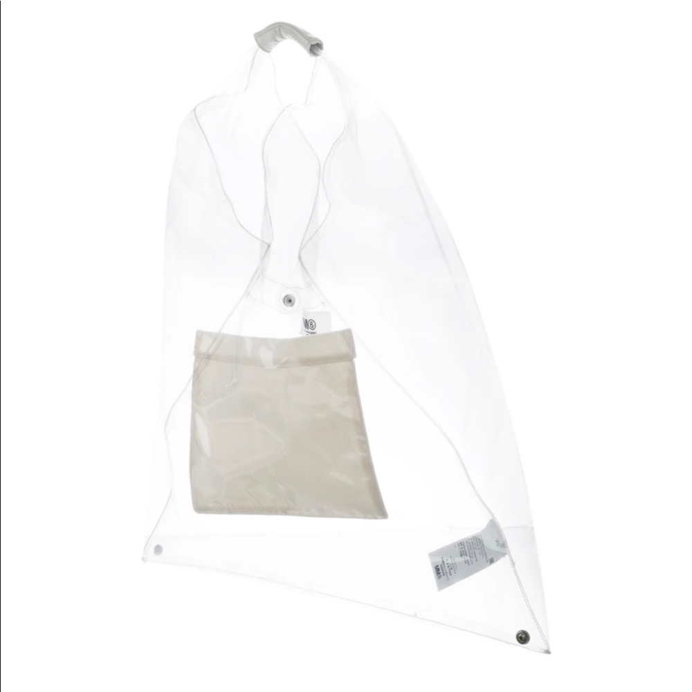 PVC MM6 Maison Margiela Triangle tote New with tag